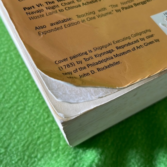 World Masterpieces Norton Anthology Expanded Edition In One Volume - Picture 4 of 16